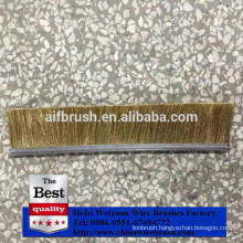 Brass Wire Material seal door metal channel Industrial Strip Brushes